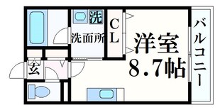 モンテマーレ北野の物件間取画像